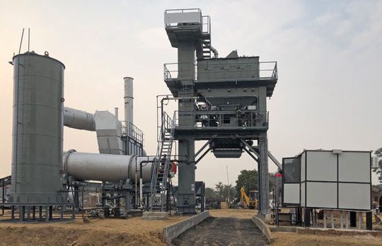 Asphalt batch mix plant spares and services.
